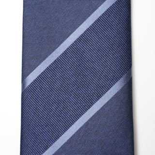 メランジストライプタイ丹後産レギュラー加工 Melange stripe tie(NV2)