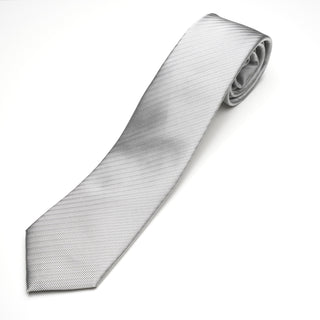 マイクロヘリンボーンシルバータイ丹後産レギュラー加工 Micro herringbone silver tie(SV)