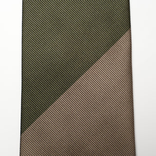 レップストライプシルクタイ2丹後産 ハンドロール加工 Repp Stripe Silk tie2(KA)