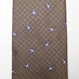 ペイズリージャガードネクタイ 丹後産 ハンドロール加工 Paisley Jacguard tie(BE)