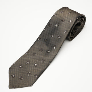 ペイズリージャガードネクタイ 丹後産 ハンドロール加工 Paisley Jacguard tie(KA)