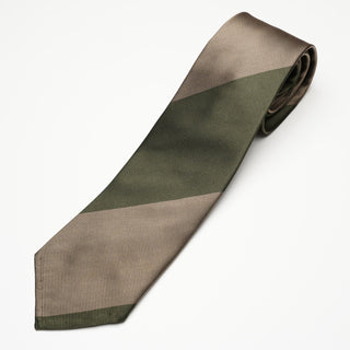 レップストライプシルクタイ2丹後産 ハンドロール加工 Repp Stripe Silk tie2(KA)