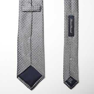 グレーメランジマイクロタイ丹後産レギュラー加工 Gray Melange micro tie(LG)