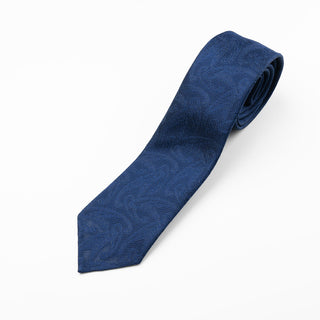 フレスコ ペイズリー ソリッドネクタイ 丹後産 セブンフォールド加工 Fresco peisley solid tie[NV2]