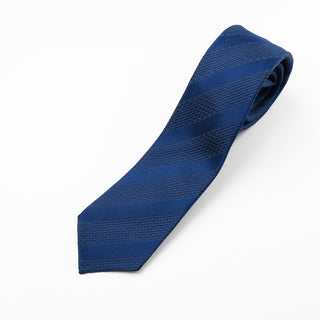 フレスコ ストライプ ソリッドネクタイ 丹後産 セブンフォールド加工 Fresco stripe solid tie[NV2]
